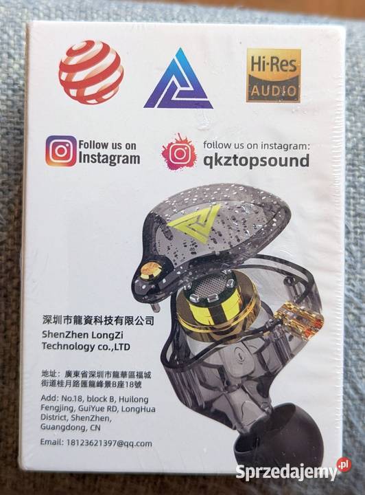 QKZ AK6 PRO słuchawki przewodowe HiFi z Słuchawki i głośniki Warszawa