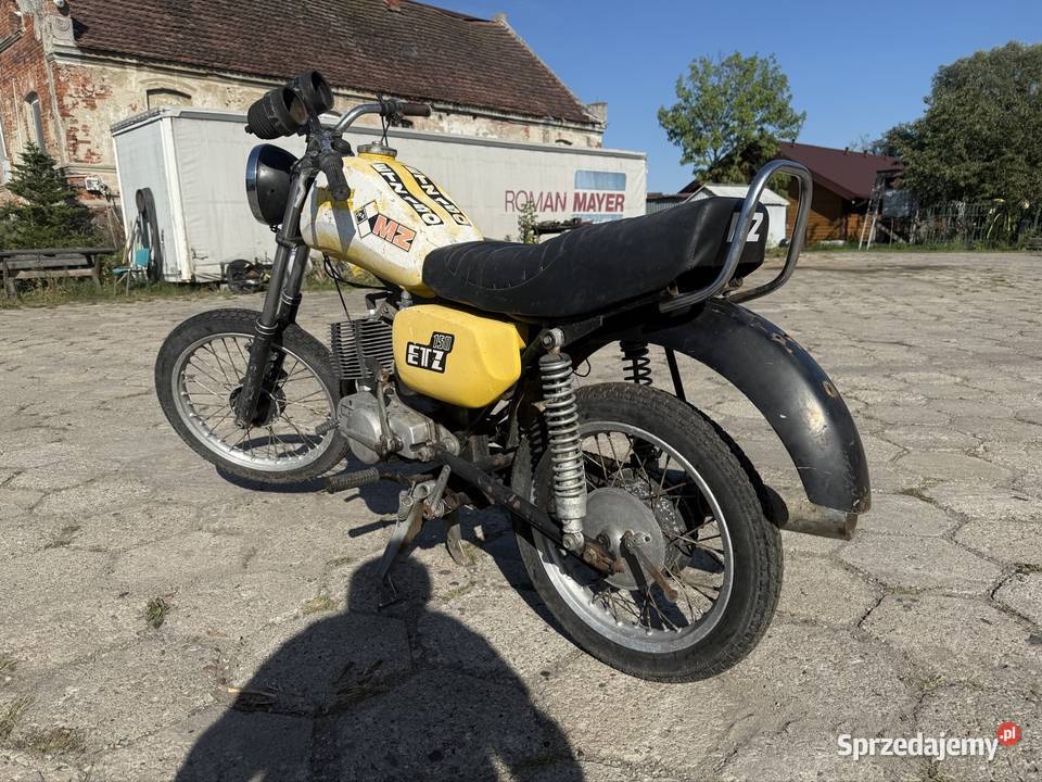 MZ ETZ 125 bez dokumentów pod hamulec tarczowy kujawsko-pomorskie Wielka Nieszawka sprzedam