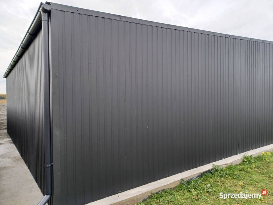 Garaż Blaszany GRAFIT 10x6 Wita Hala Magazyn