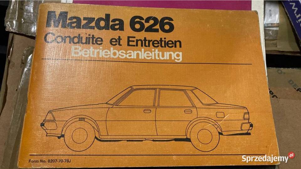 Książka serwisowa Mazda 626 Warszawa