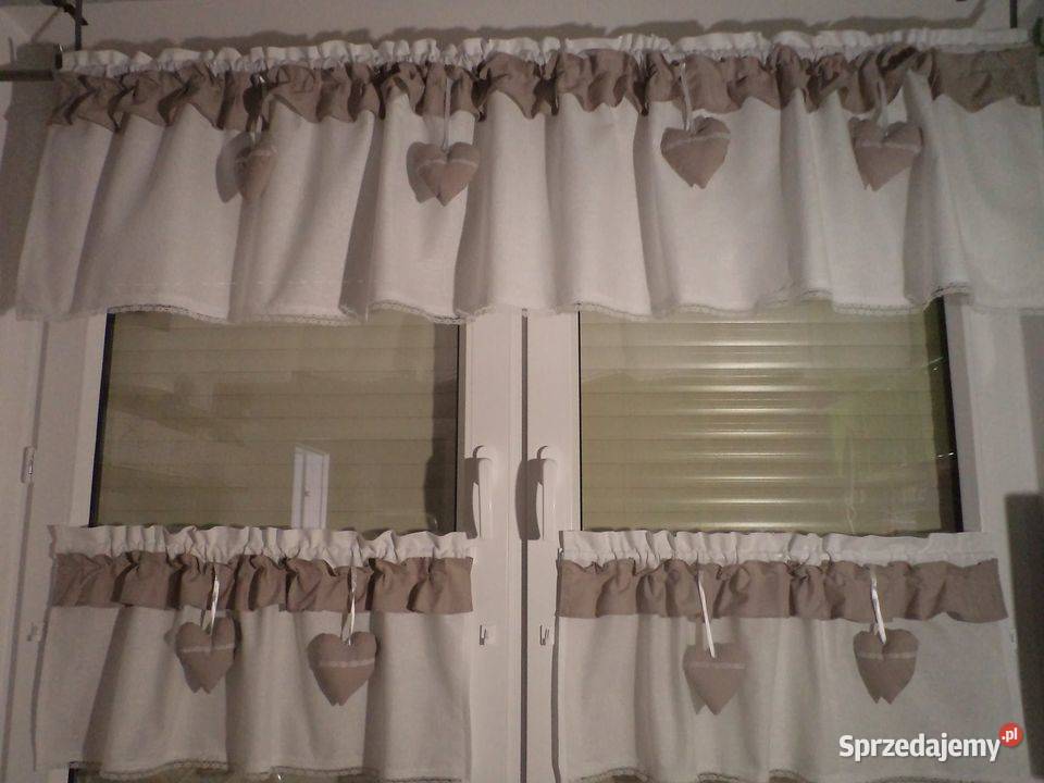 firanki komplety na okno zazdrostki SZYJEMY NA Wyposażenie wnętrz Włocławek sprzedam