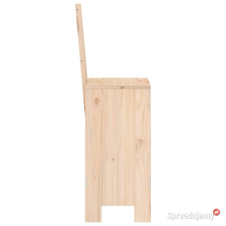 Stołki barowe 2 40x42x120 lite drewno sosnowe Warszawa sprzedam