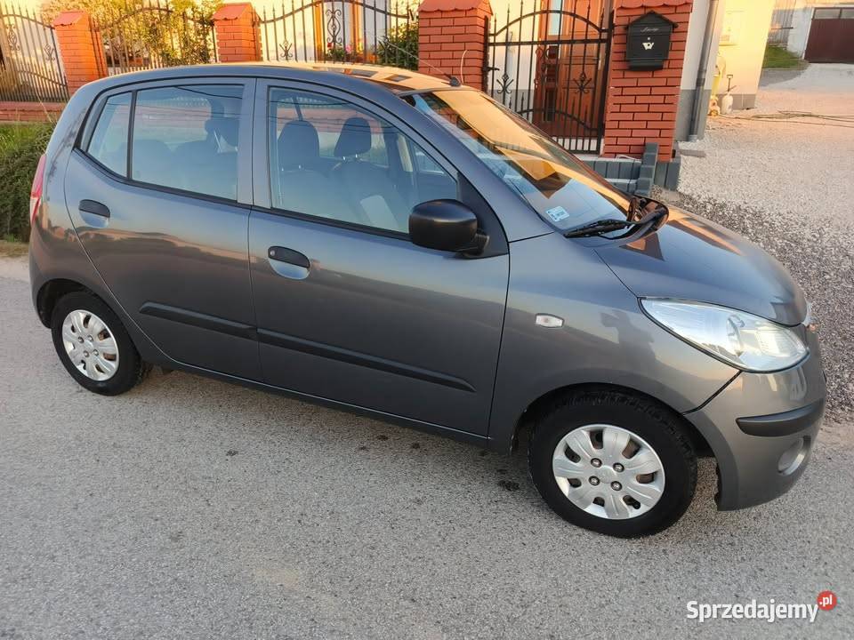 Hyundai i10 Salon Polska 12 benzyna 2008 R niski i10 Krajno-Zagórze