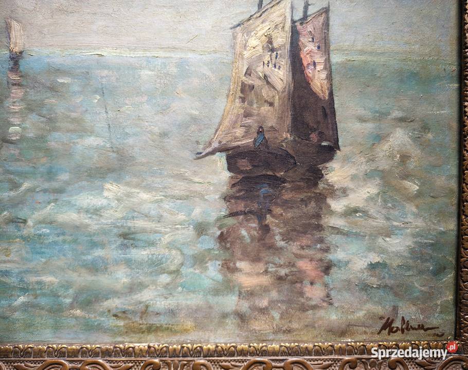 Obraz morze antyk Kartuzy sprzedam