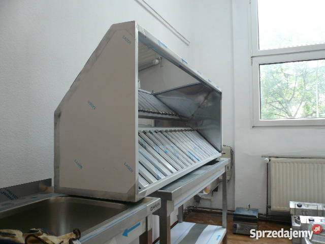 okap przyścienny gastronomiczny 280x70x40 filtry Piekary Śląskie