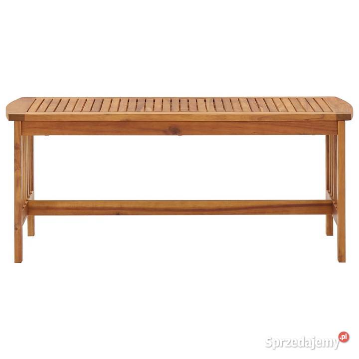 vidaXL Stolik kawowy 102x50x43 lite drewno