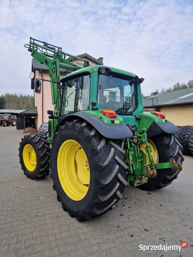 John Deere 6320 z turem Jd 6230 na zwykłej