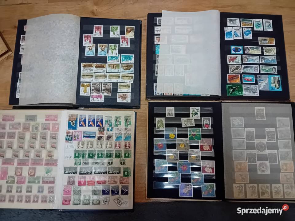 Klasery albumy ze znaczkami pocztowymi 25 świętokrzyskie Kazimierza Wielka sprzedam