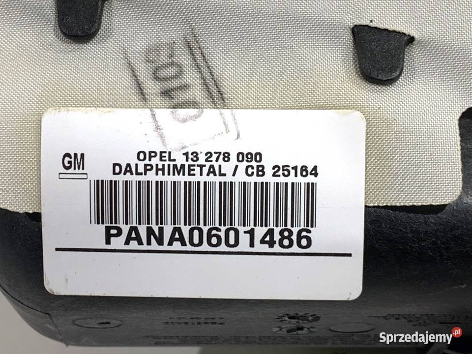 PODUSZKA POWIETRZNA PASAŻERA OPEL CORSA D