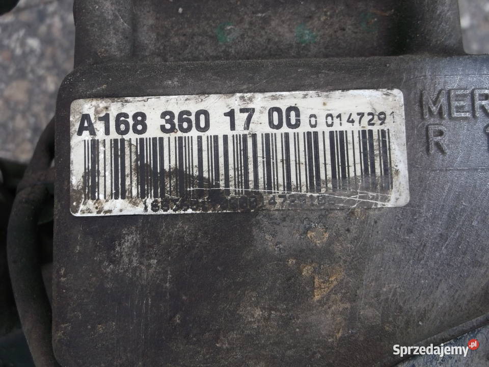 mercedes a140 w168 14 98r skrzynia biegów Zamość