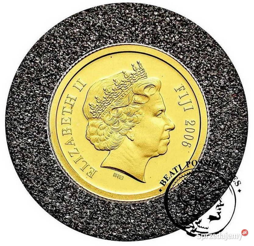 Fidżi 5 dolarów 2006 Atlantyda ZŁOTO K234 Warszawa