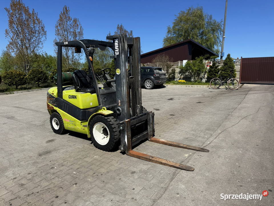 wózek widłowy CLARK G35L LPG Triplex 46m 2008r Clark Działoszyn