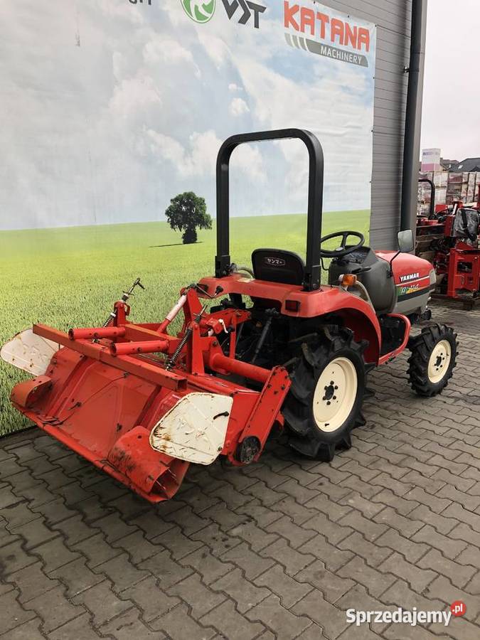 Traktorek Yanmar AF15 z glebogryzarką Wisznia Mała