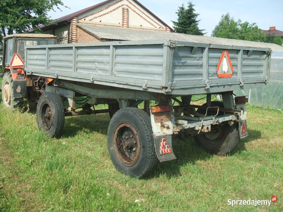 Przyczepa wywrotka 3 strony D47 ładowność 45 t lubelskie sprzedam