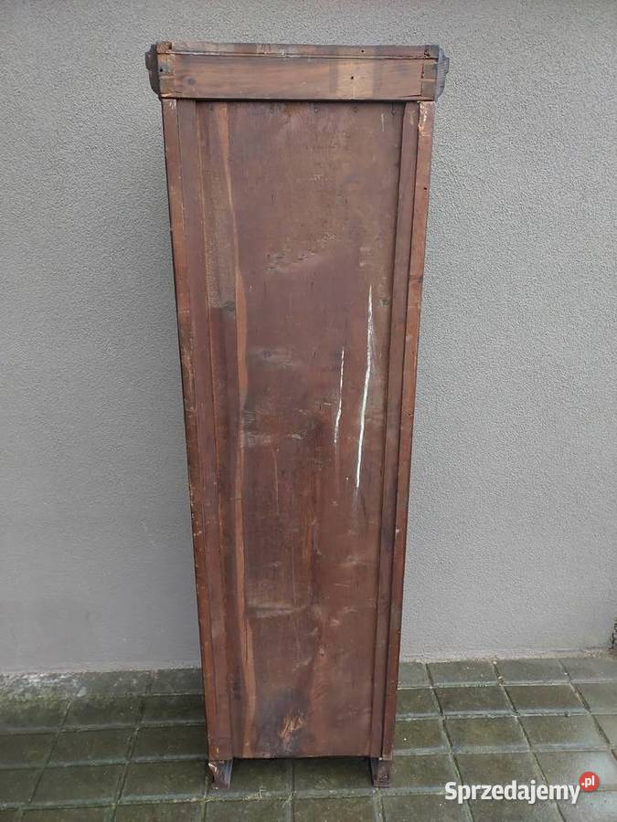 Stary słupek szafka biblioteka bieliźniarka dąb Tczew
