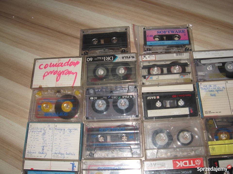 Kasety Gry do Commodore 26 Sprawne warmińsko-mazurskie Grodziczno