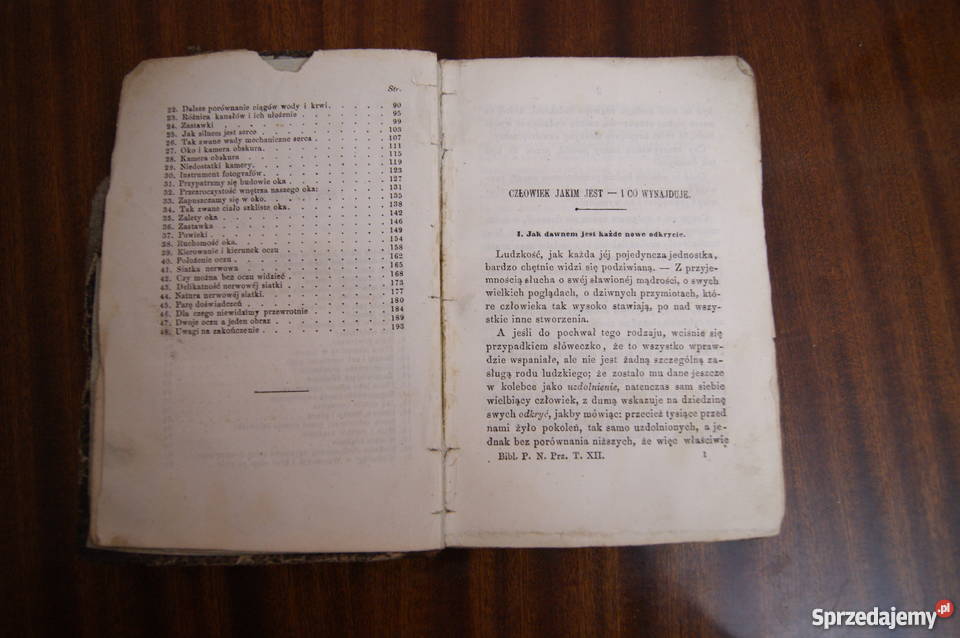 Człowiek jakim jest i co wynajduje 1860 Rok wydania 1860 lubelskie Parczew
