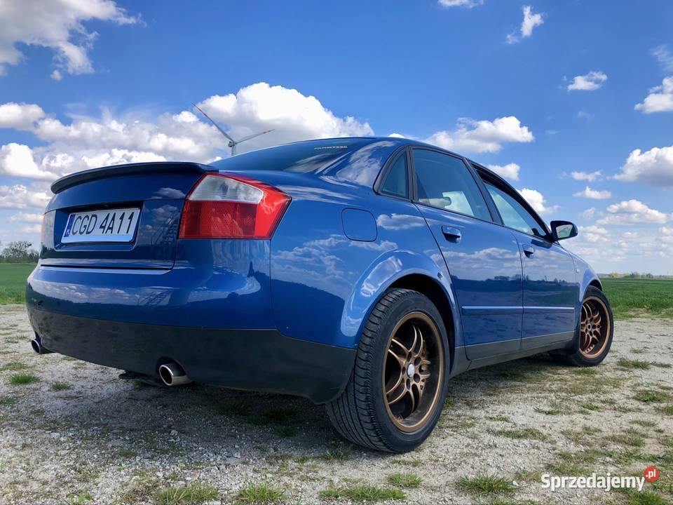 Audi a4 b6 18t gaz welurowa tapicerka A4 kujawsko-pomorskie Golub-Dobrzyń
