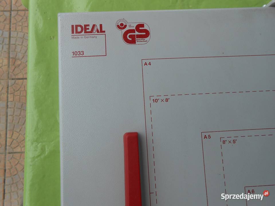Gilotyna do papieru Ideal Biuro Kamienna Góra