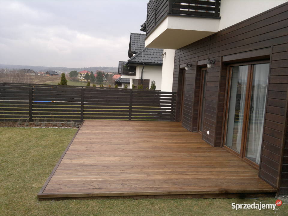 tarasy drewniane altany zadaszenia wiaty garaże Kraków