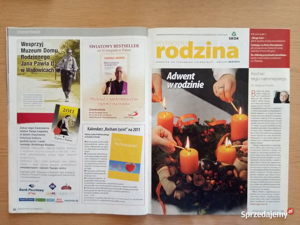 Tygodnik Niedziela listopad 2010r