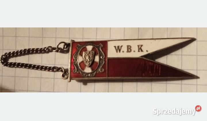 Odznaka nagrodowa Proporczyk WBK Wołyńska Militaria