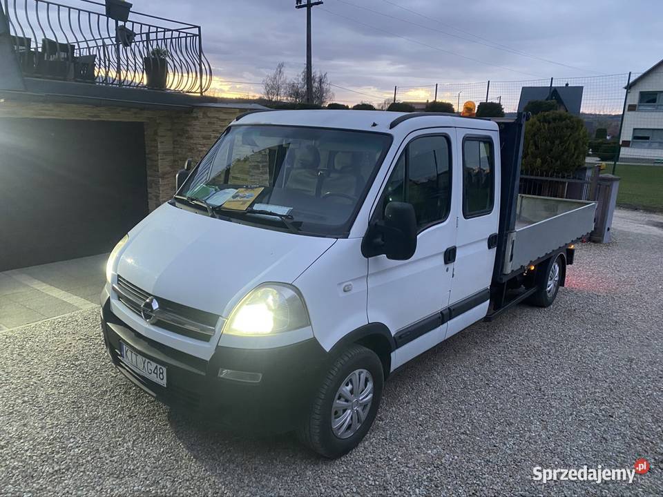 Opel Movano 7 osób Brygdówka Doka Maxi małopolskie Nowy Sącz