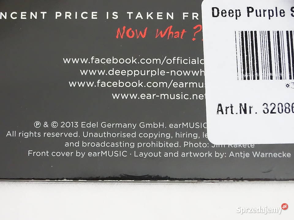 Deep Purple Vincent Vinyl 7 Limited Edition lubelskie Biłgoraj