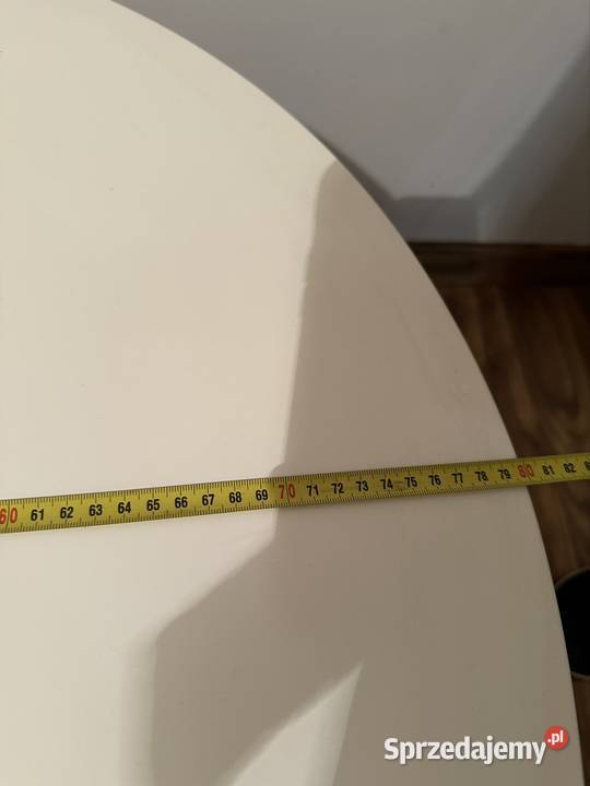 Stolik kawowy biały średnica 80 Dom i Ogród Rotmanka