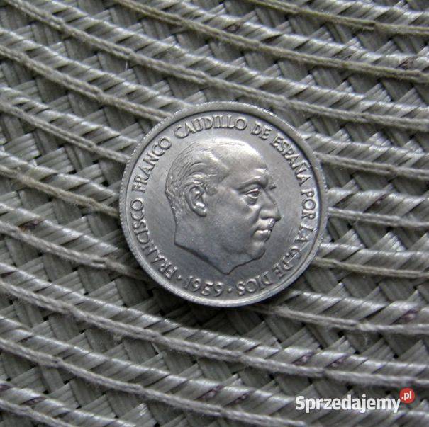 Hiszpania 10 Centimos 1959r Gen Franco Kalisz