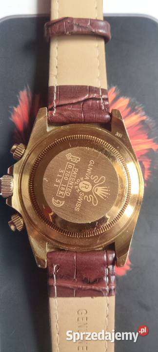 Zegarek Rolex Daytona w złotym kolorze podkarpackie Rzeszów sprzedam