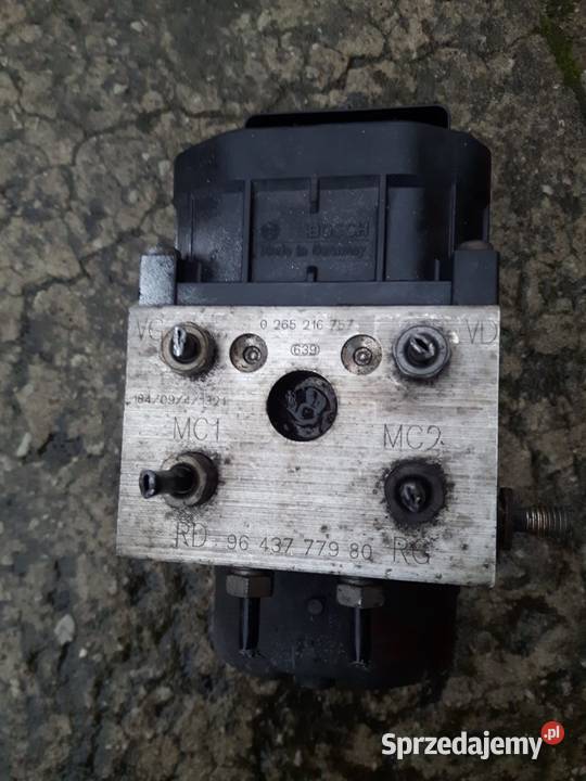 pompa ABS peugeot 307 16 16v 0265216757 zachodniopomorskie Szczecin sprzedam
