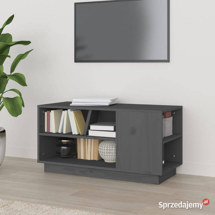 Szafka pod telewizor szara 80x35x405 lite drewno Warszawa sprzedam