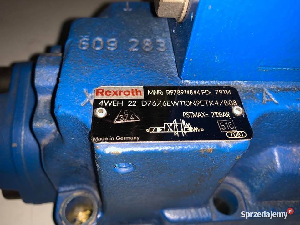 REXROTH 4WEH 22 D766W110N9ETK4B08 SPOOL VALVE W