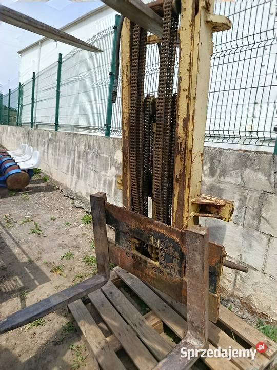 maszt wózka raka przerobiony do ciągnika Posądza