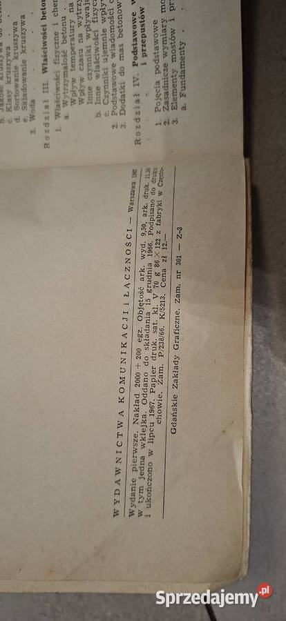 Betoniarz mostowy Poradnik robotnika Antykwariat wielkopolskie Łęczyca