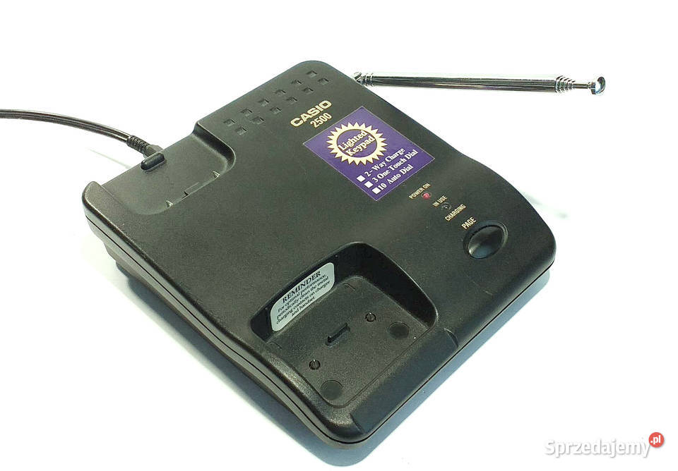Stacjonarny telefon bezprzewodowy Casio 2500 Bydgoszcz