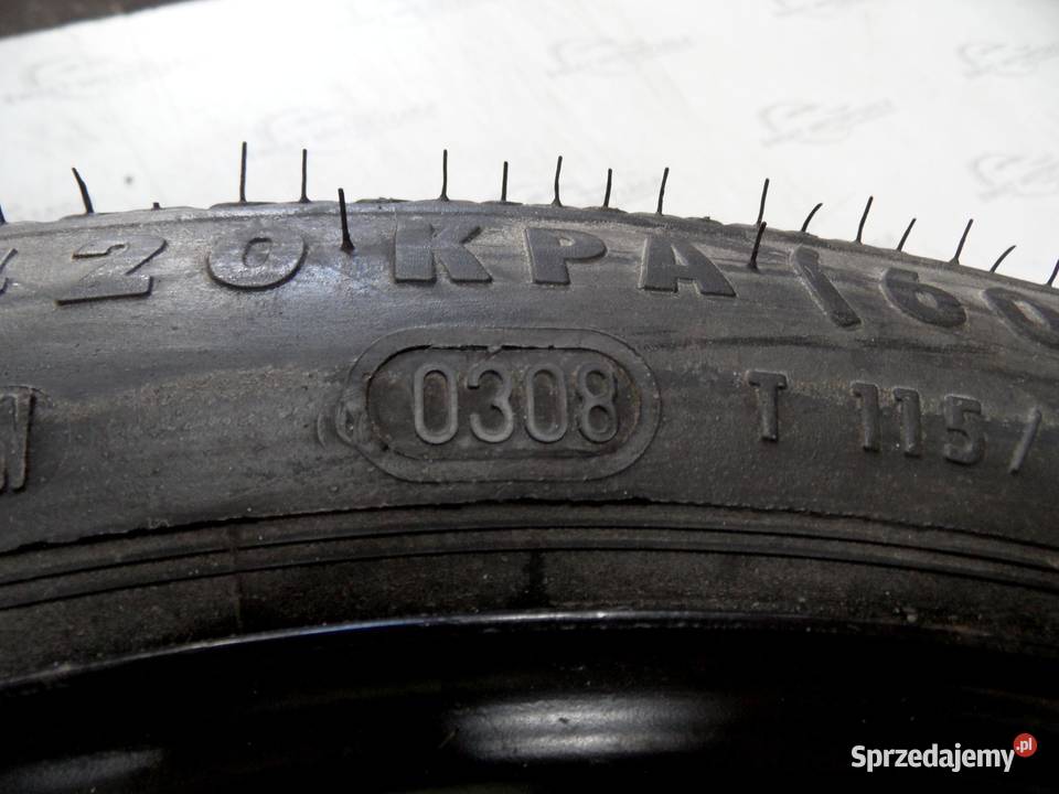 OPEL VECTRA C koło dojazdowe 1157016 92M 5x110