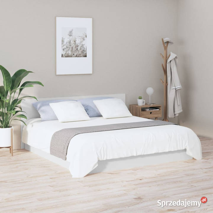 Wezgłowie łóżka białe 200x15x80 materiał Warszawa