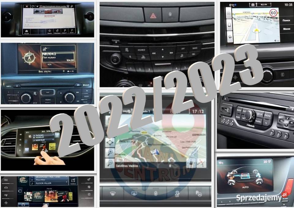 Mapy 20222023 Radary Peugeot Citroen DS RNEG2 Kłodawa sprzedam