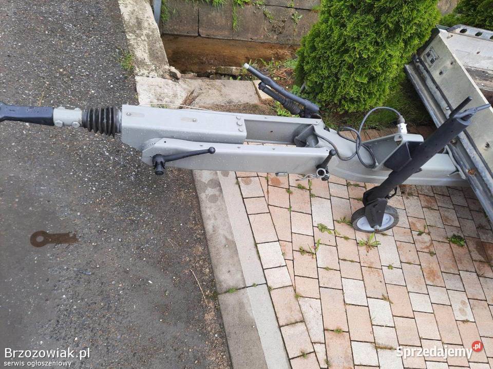 Przyczepa pod koparkę z najazdami z Niemiec dok podkarpackie Zarszyn