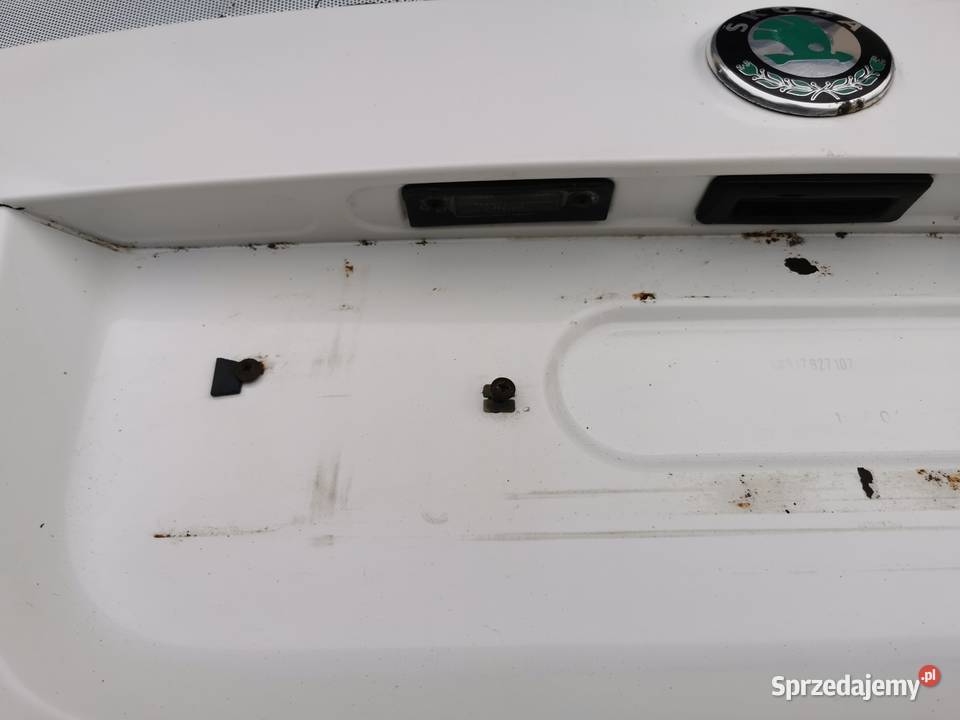 Klapa Bagażnika Skoda Roomster Biała 1026 Klapy bagażnika mazowieckie Wyszków