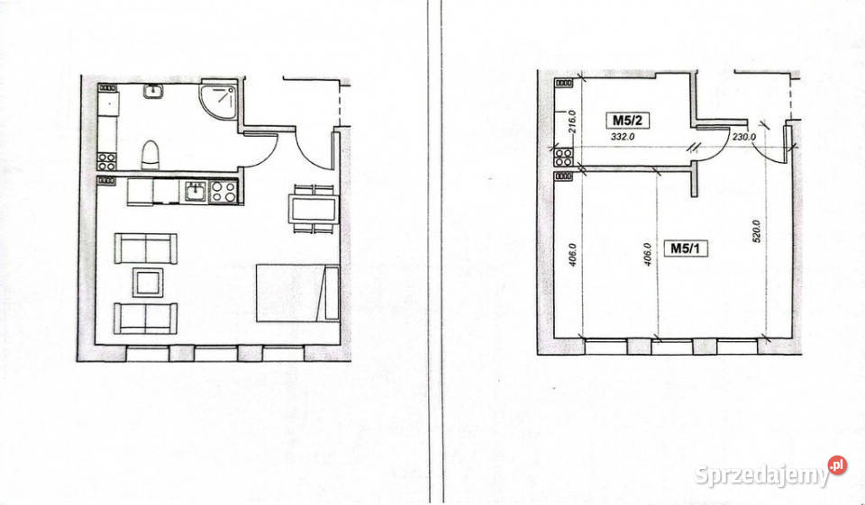Rurzyca mieszkanie 3 pokojowe stan deweloperski Mieszkania zachodniopomorskie