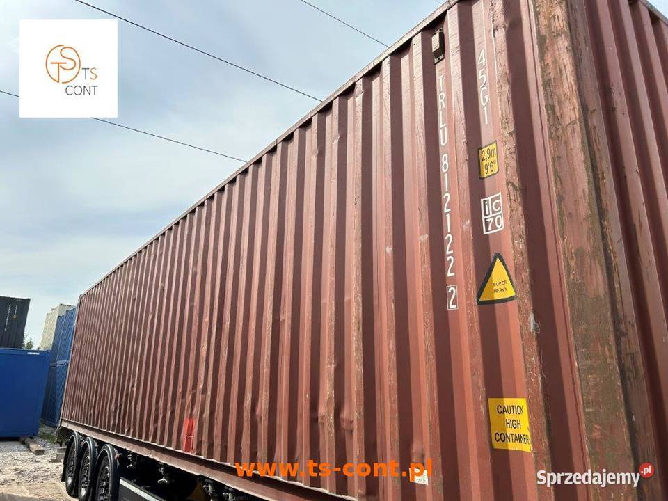 Kontener morski magazynowy 40 HC 40 DV używany Malbork sprzedam