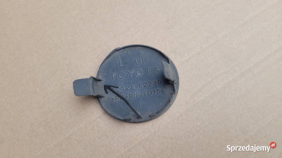 TOYOTA AURIS I 200709 ZAŚLEPKA HAKA ZDERZAK Ruda Śląska sprzedam