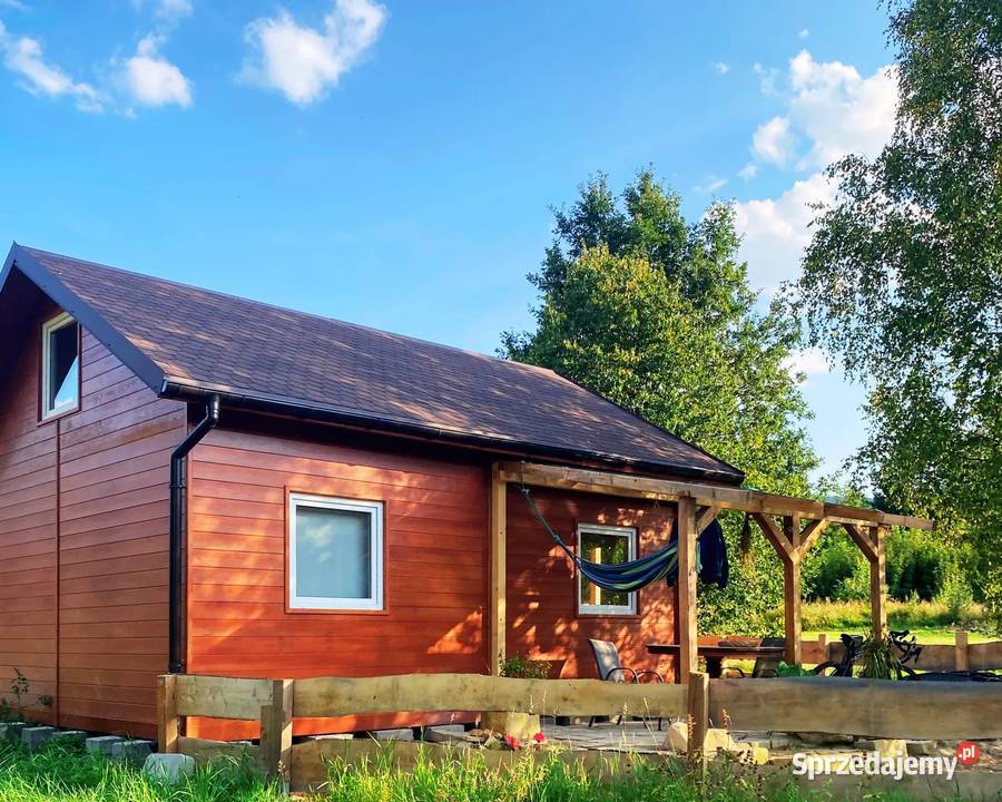 Całoroczny domek letniskowy z antresolą HIT Domki drewniane Skoczów