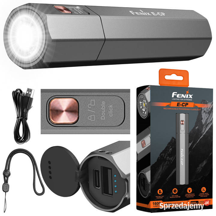 Latarka LED Fenix ECP czarna Warszawa