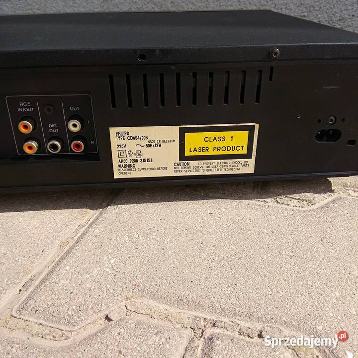 Legendarny Philips CD604 odtwarzacz CD TDA1543 Świebodzice