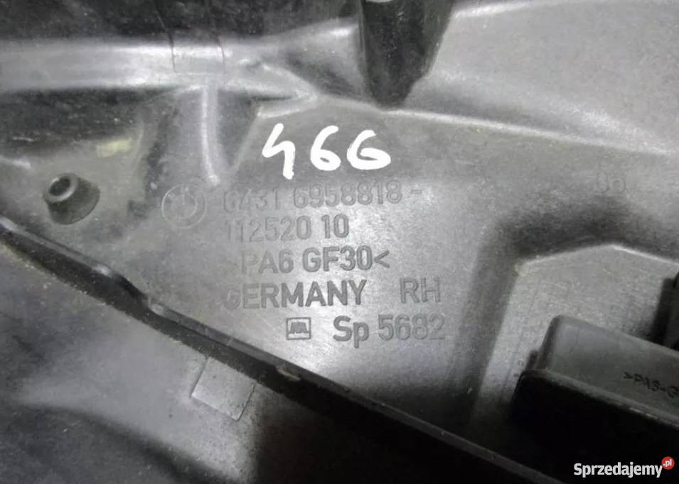 BMW E90 E92 E93 OSŁONA DOLNEJ CZĘŚCI MIKROFILTRA Nowy Tomyśl