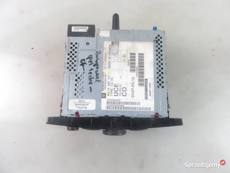 RADIO OPEL ASTRA III H GTC 13262751 383555646